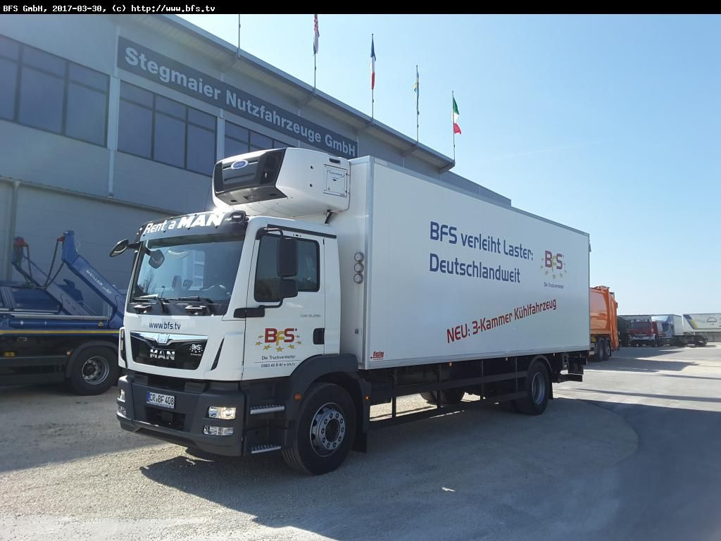 MAN TGM 18.290 4x2 LL Carrier Supra 1250MT, Längs!, - Рефрижератор: фото 1 MAN TGM 18.290 4x2 LL Carrier Supra 1250MT, Längs!, - Рефрижератор: фото 1