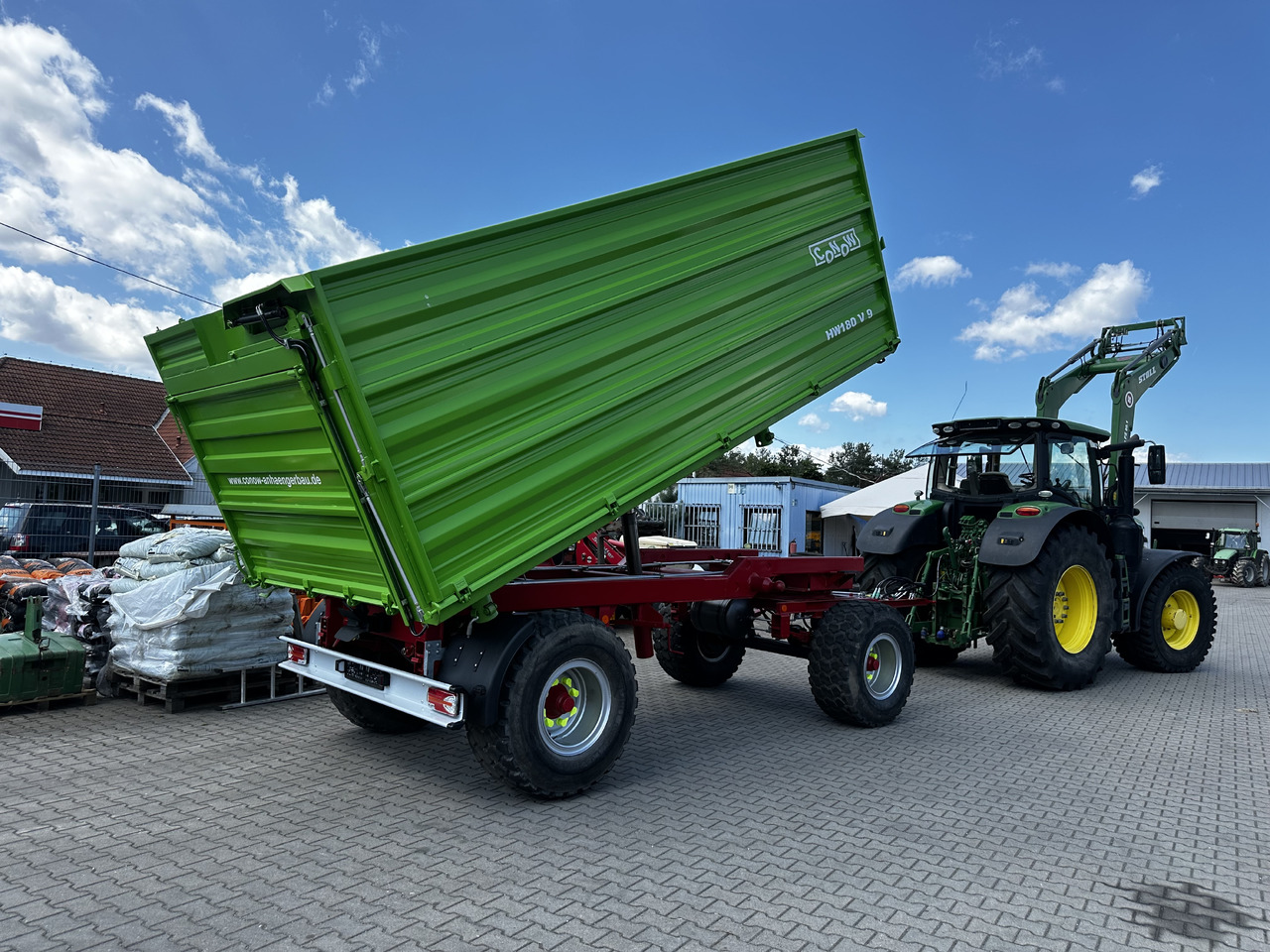 Conow HW 180 V 9 3 strony wywrot 18 ton - Сельскохозяйственный прицеп-самосвал: фото 2 Conow HW 180 V 9 3 strony wywrot 18 ton - Сельскохозяйственный прицеп-самосвал: фото 2