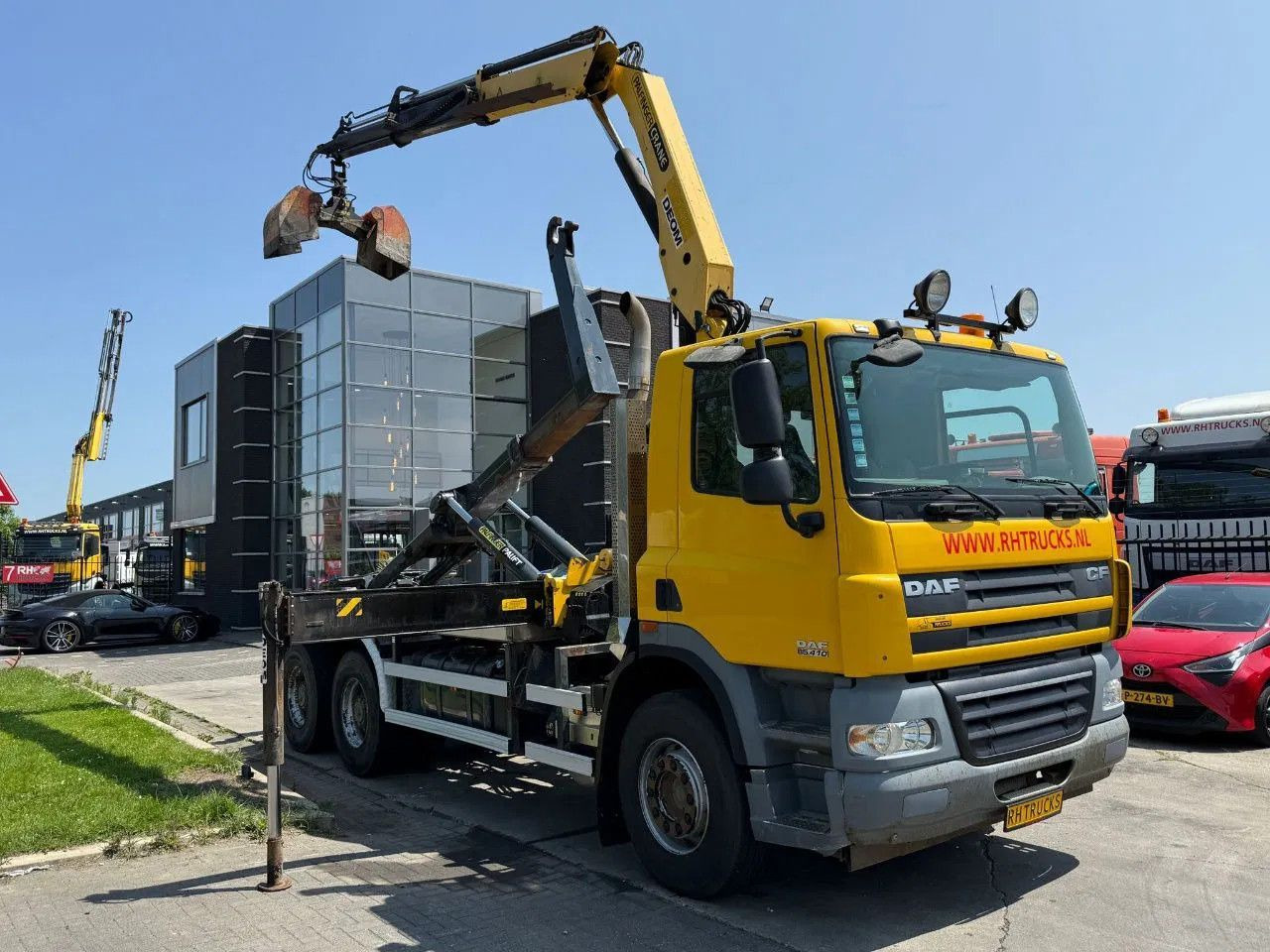 DAF CF 85.410 6X4 - EURO 5 + PALFINGER PK15500 + REM - Автоманипулятор: фото 2 DAF CF 85.410 6X4 - EURO 5 + PALFINGER PK15500 + REM - Автоманипулятор: фото 2