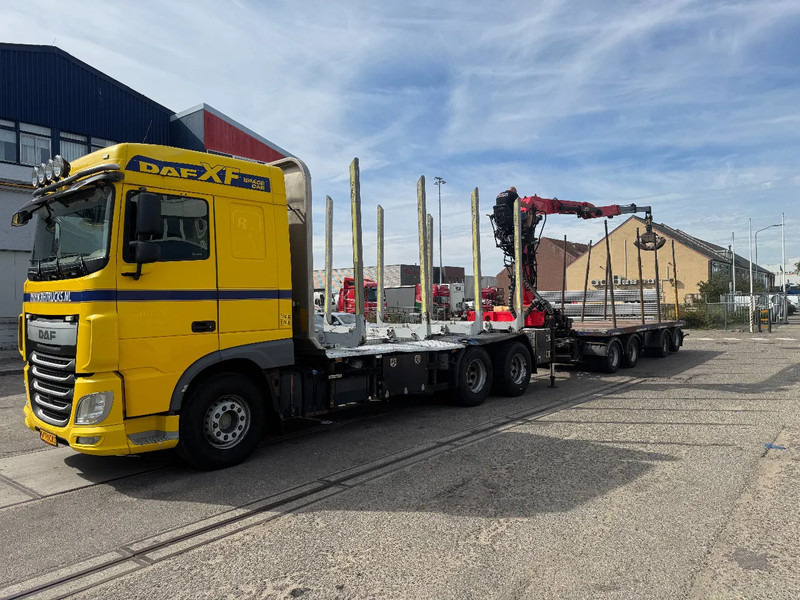 DAF XF 510 6X4 EURO 6 PALFINGER Q150Z + GRIJPER + KELBERG HANGER INTARDER - Грузовик бортовой/ Платформа, Автоманипулятор: фото 1 DAF XF 510 6X4 EURO 6 PALFINGER Q150Z + GRIJPER + KELBERG HANGER INTARDER - Грузовик бортовой/ Платформа, Автоманипулятор: фото 1