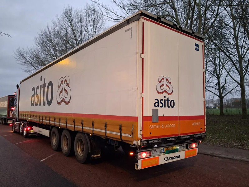 Krone SD - 3 AXLE + ALU BORDEN + SLIDING ROOF - Тентованный полуприцеп: фото 4 Krone SD - 3 AXLE + ALU BORDEN + SLIDING ROOF - Тентованный полуприцеп: фото 4