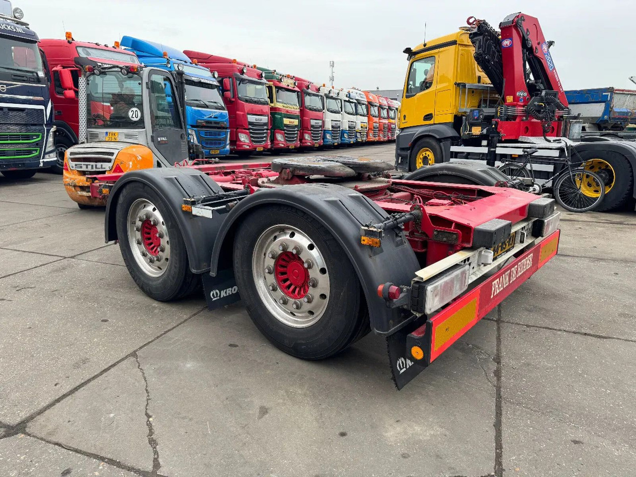 Krone ZZ 2X SAF AXLE UITSCHUIFBARE AANSLUITING - Прицеп подкатная тележка: фото 3 Krone ZZ 2X SAF AXLE UITSCHUIFBARE AANSLUITING - Прицеп подкатная тележка: фото 3