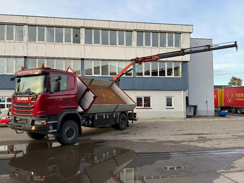 Scania G370 4X4 EURO 6 + 3-SIDE TIPPER + PALFINGER PK9002 + REMOTE - Автоманипулятор: фото 2 Scania G370 4X4 EURO 6 + 3-SIDE TIPPER + PALFINGER PK9002 + REMOTE - Автоманипулятор: фото 2