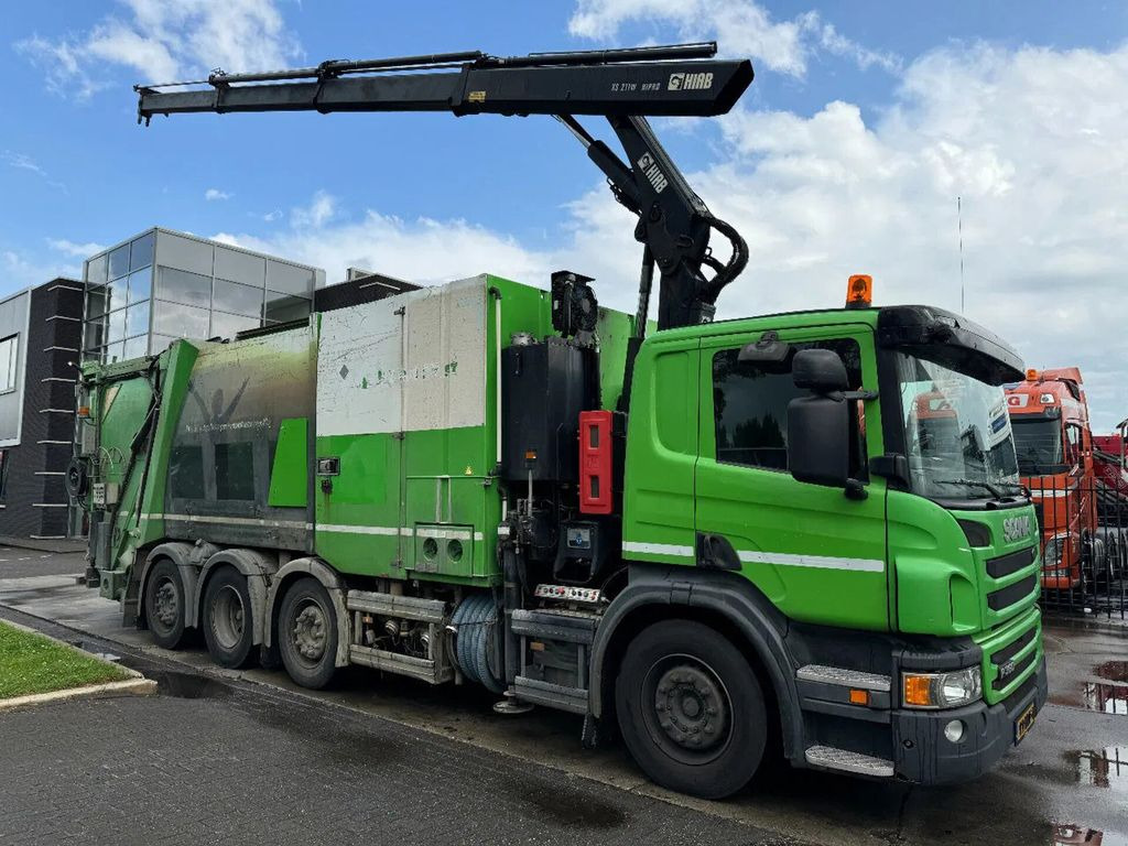 Scania P360 8X2 - HIAB 211BW-3 + FAUN VARIOPRESS - ONLY - Автоманипулятор, Мусоровоз: фото 1 Scania P360 8X2 - HIAB 211BW-3 + FAUN VARIOPRESS - ONLY - Автоманипулятор, Мусоровоз: фото 1