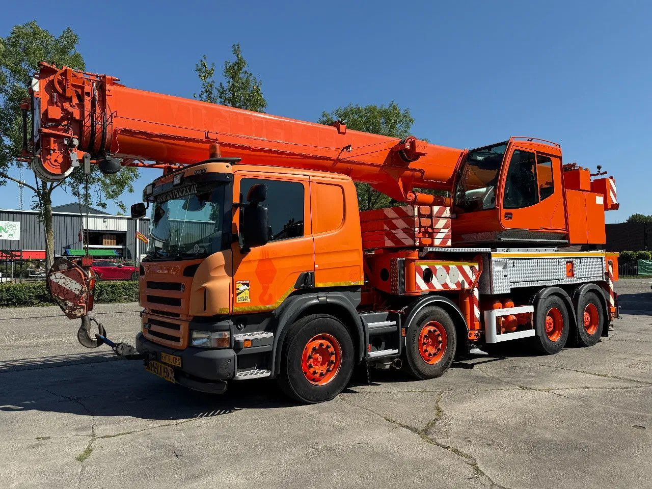 Scania P380 8X4 + FAUN HK40 + FLYJIB + BALLASTBL. 6,9 T - Автоманипулятор: фото 3 Scania P380 8X4 + FAUN HK40 + FLYJIB + BALLASTBL. 6,9 T - Автоманипулятор: фото 3