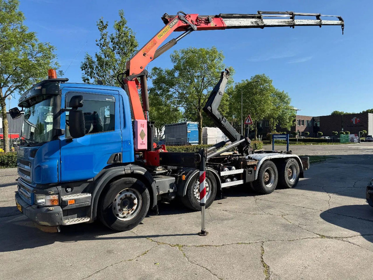 Scania P380 8X4 PALFINGER HOOK + PALFINGER PK16502 + RE - Автоманипулятор: фото 1 Scania P380 8X4 PALFINGER HOOK + PALFINGER PK16502 + RE - Автоманипулятор: фото 1
