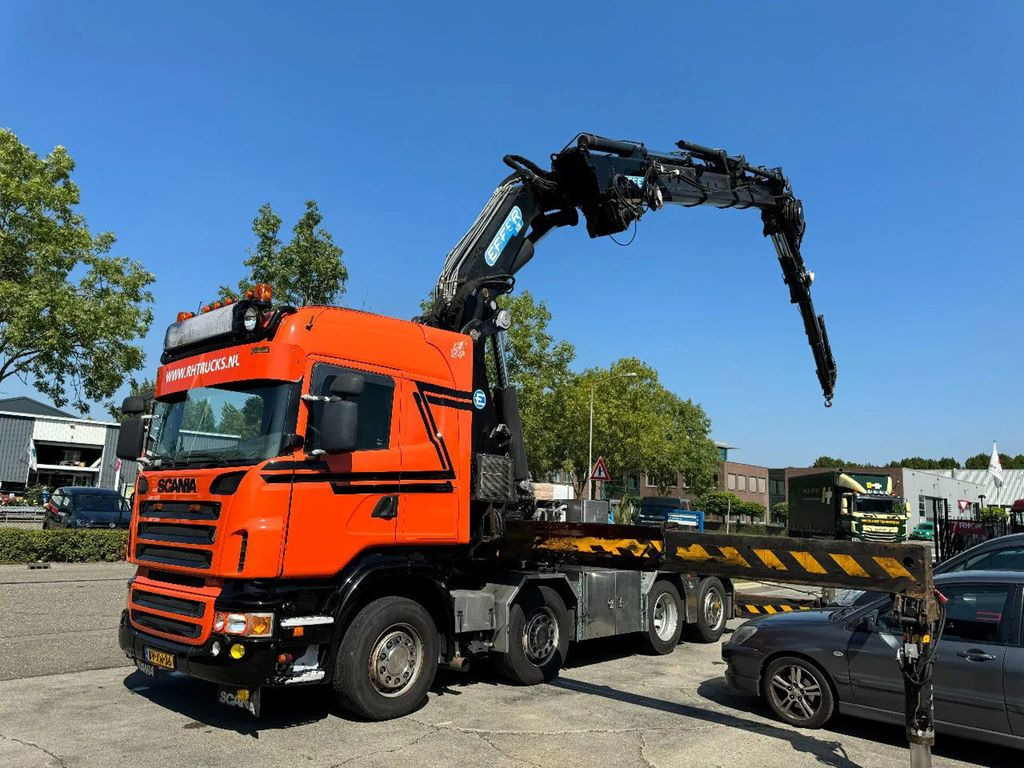 Scania R560 V8 8X2 + EFFER CRANE 1550 6S + FLYJIP 6XHYD - Автоманипулятор: фото 1 Scania R560 V8 8X2 + EFFER CRANE 1550 6S + FLYJIP 6XHYD - Автоманипулятор: фото 1