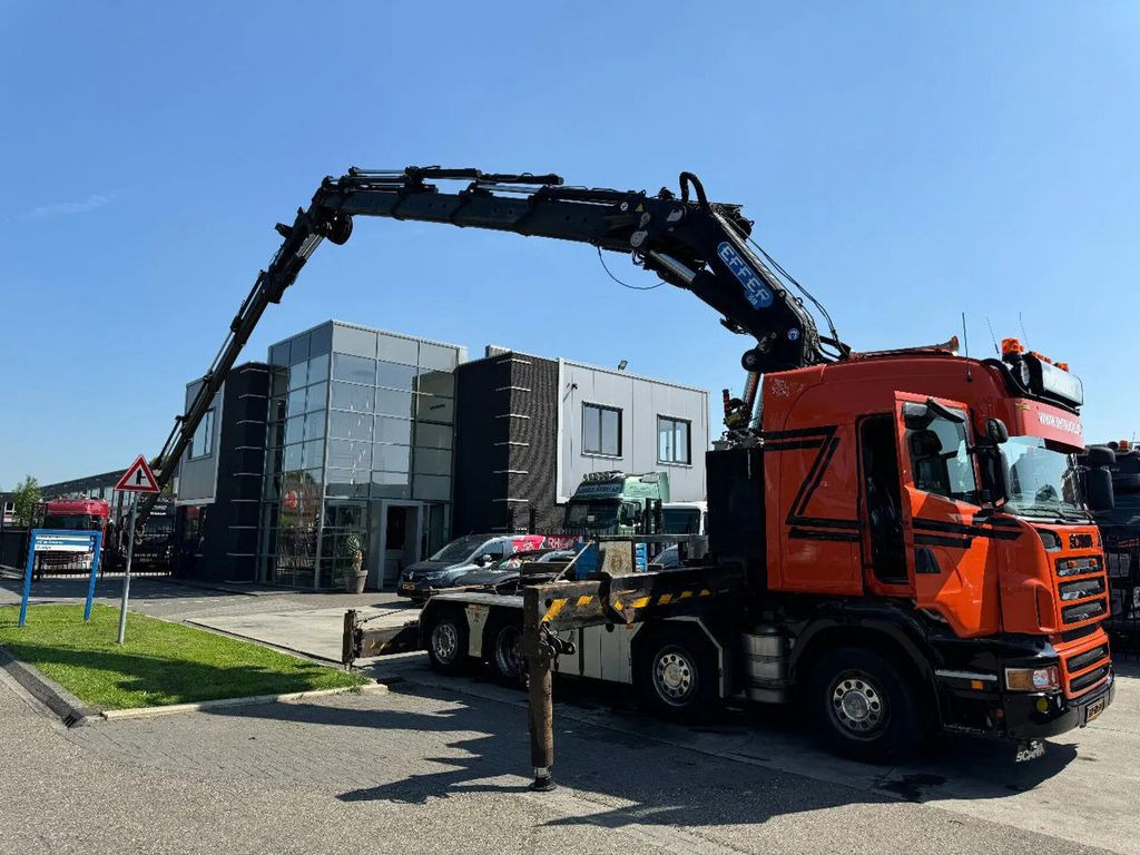 Scania R560 V8 8X2 + EFFER CRANE 1550 6S + FLYJIP 6XHYD - Автоманипулятор: фото 4 Scania R560 V8 8X2 + EFFER CRANE 1550 6S + FLYJIP 6XHYD - Автоманипулятор: фото 4