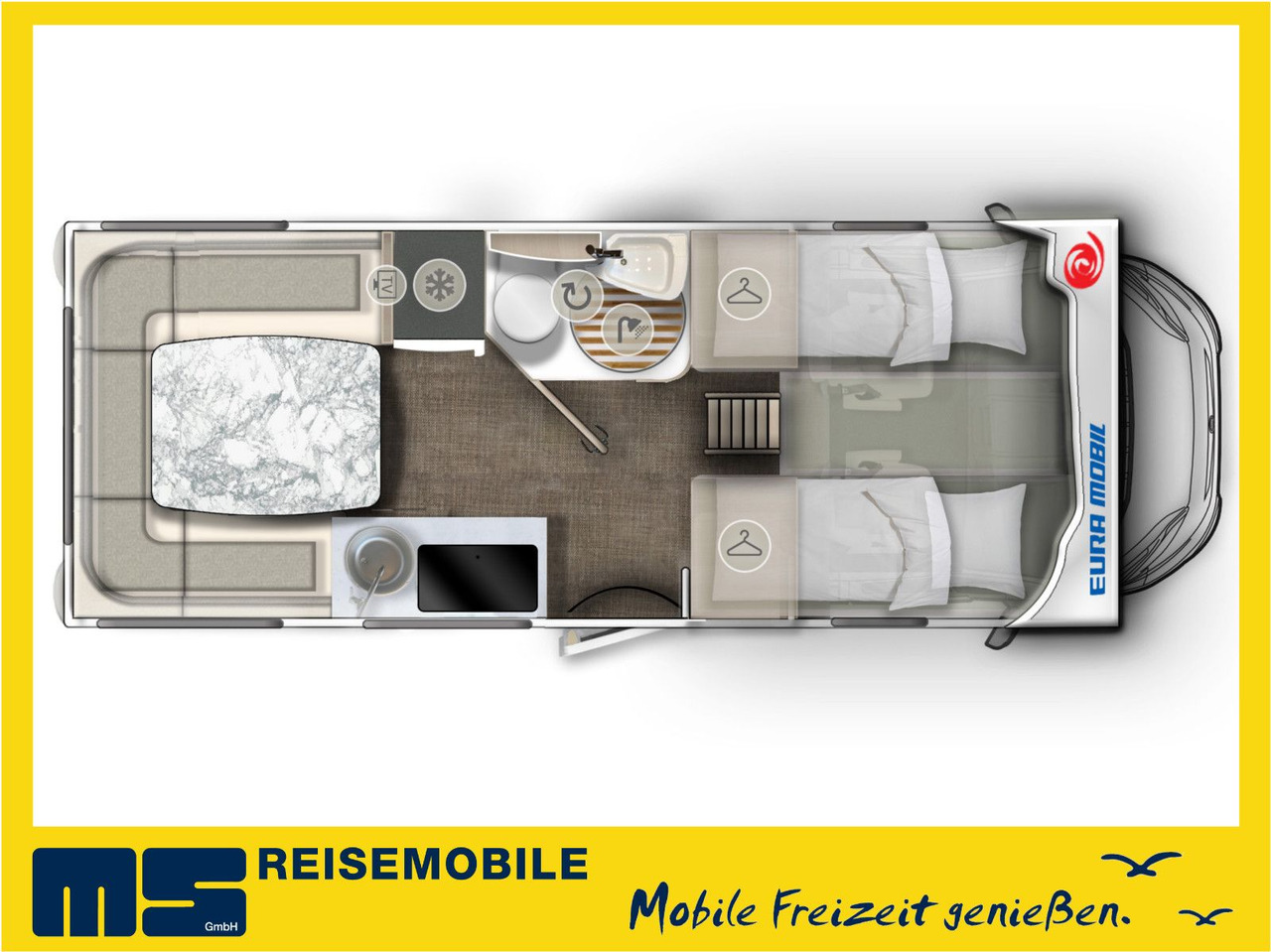 Eura Mobil ACTIVA ONE 650 HS /MODELL 2025/ HECKSITZGRUPPE - Альковный автодом: фото 2 Eura Mobil ACTIVA ONE 650 HS /MODELL 2025/ HECKSITZGRUPPE - Альковный автодом: фото 2