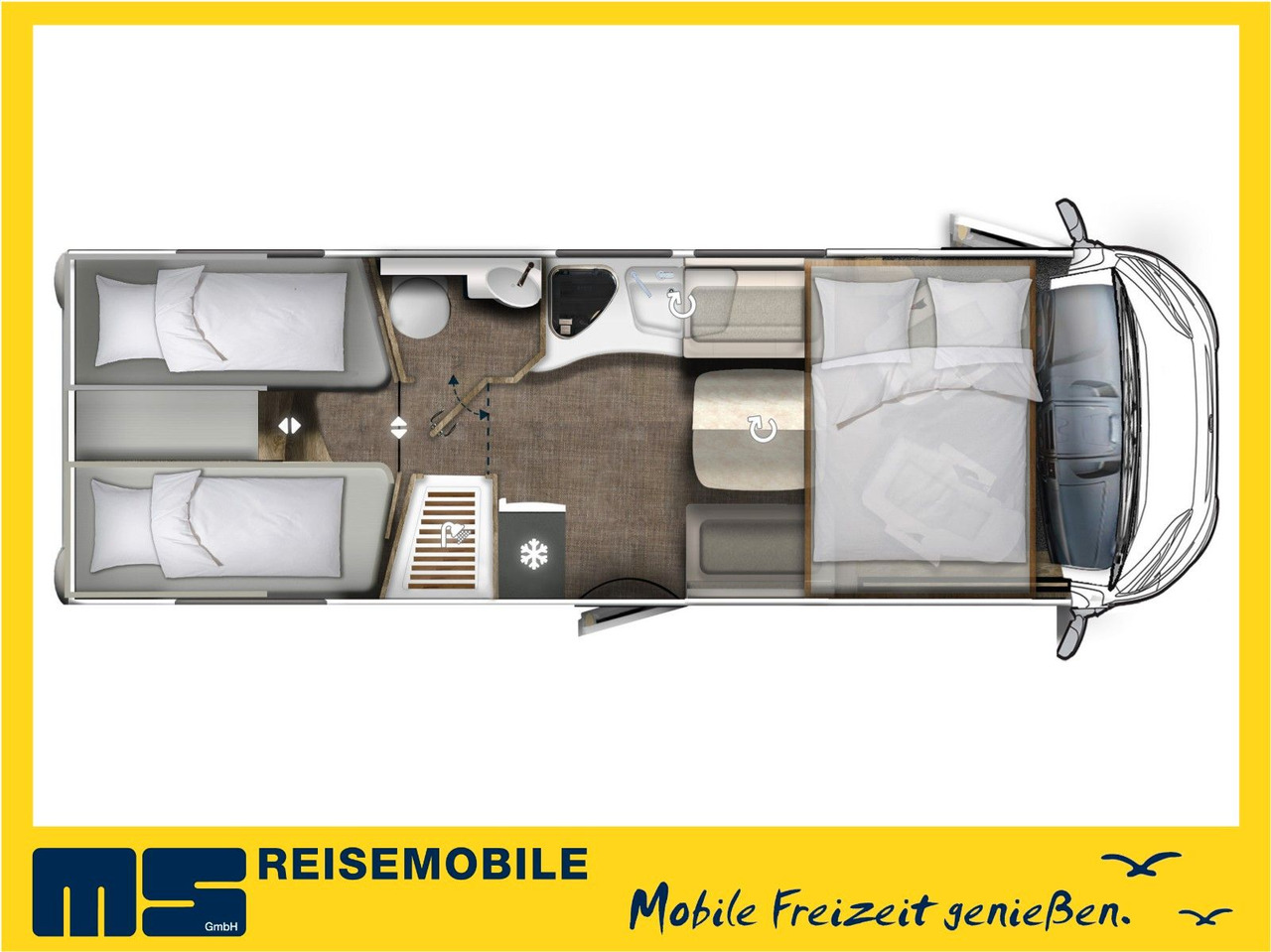 Eura Mobil INTEGRA LINE 720 EF / 180PS-9G-40H/ EINZELBETTEN - Интегрированный автодом: фото 2 Eura Mobil INTEGRA LINE 720 EF / 180PS-9G-40H/ EINZELBETTEN - Интегрированный автодом: фото 2