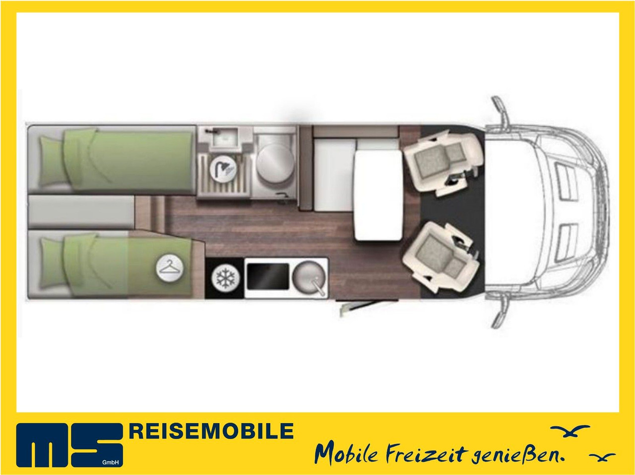 HYMER / ERIBA / HYMERCAR EXSIS T 588 / SAT / AHK / NAVI / EINZELBETTEN - Полуинтегрированный автодом: фото 2 HYMER / ERIBA / HYMERCAR EXSIS T 588 / SAT / AHK / NAVI / EINZELBETTEN - Полуинтегрированный автодом: фото 2