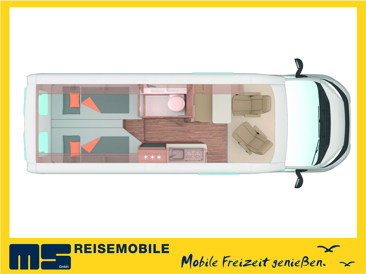 Weinsberg CARABUS 630 ME-EDITION FIRE /-2026-/EINZELBETTEN - Кастенваген: фото 2 Weinsberg CARABUS 630 ME-EDITION FIRE /-2026-/EINZELBETTEN - Кастенваген: фото 2