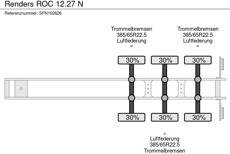 Полуприцеп с подвижным полом Renders ROC 12.27 N: фото 8