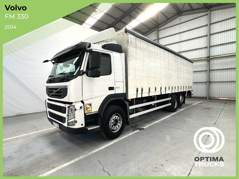 Volvo FM 330 / Essieu relevable et directionnel / Steerable lift axle / Lift as en stuuras - Тентованный грузовик: фото 1 Volvo FM 330 / Essieu relevable et directionnel / Steerable lift axle / Lift as en stuuras - Тентованный грузовик: фото 1