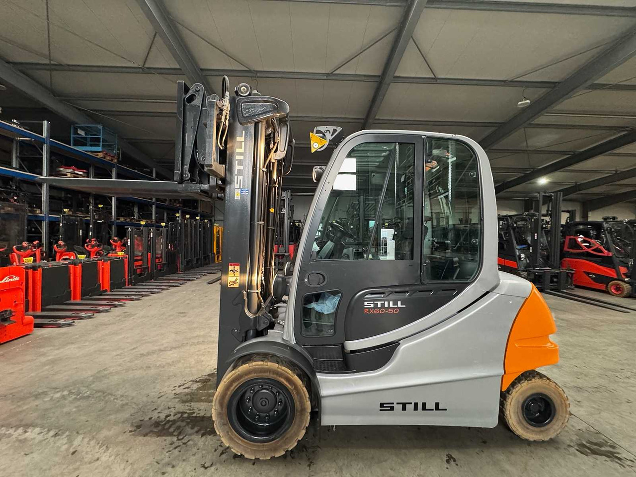 10/2025 SERVICE + UVV 11/2026 STILL RX60-50 5.000KG TRIPLEX 538CM 3.+4. VALVE ELECTRIC FORKLIFT 23.342 HOURS - Вилочный погрузчик: фото 1 10/2025 SERVICE + UVV 11/2026 STILL RX60-50 5.000KG TRIPLEX 538CM 3.+4. VALVE ELECTRIC FORKLIFT 23.342 HOURS - Вилочный погрузчик: фото 1