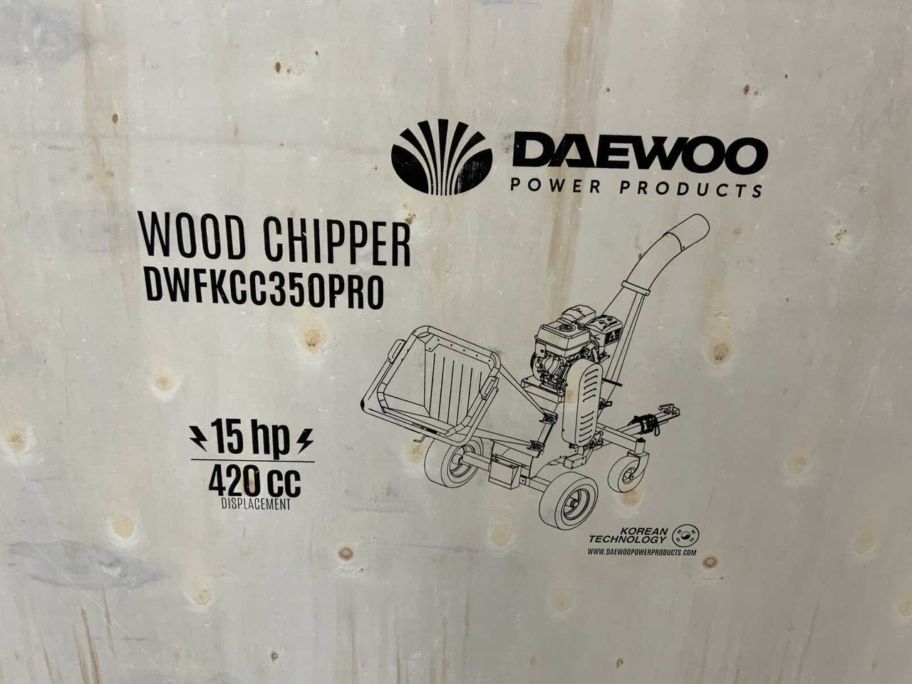 Daewoo DWFKCC350PRO - Измельчитель древесины: фото 5 Daewoo DWFKCC350PRO - Измельчитель древесины: фото 5