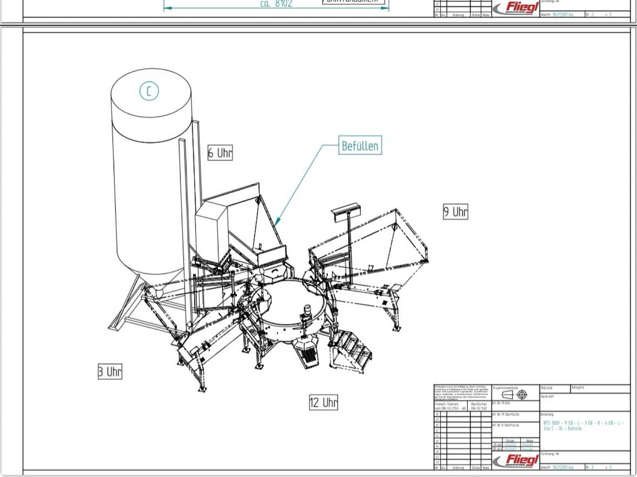 Fliegl Betontankstelle / Bock Silosysteme Fliegl BTS – The Mobile Mixing Plant / Bock WSS 32.5 - Бетонный завод: фото 5 Fliegl Betontankstelle / Bock Silosysteme Fliegl BTS – The Mobile Mixing Plant / Bock WSS 32.5 - Бетонный завод: фото 5