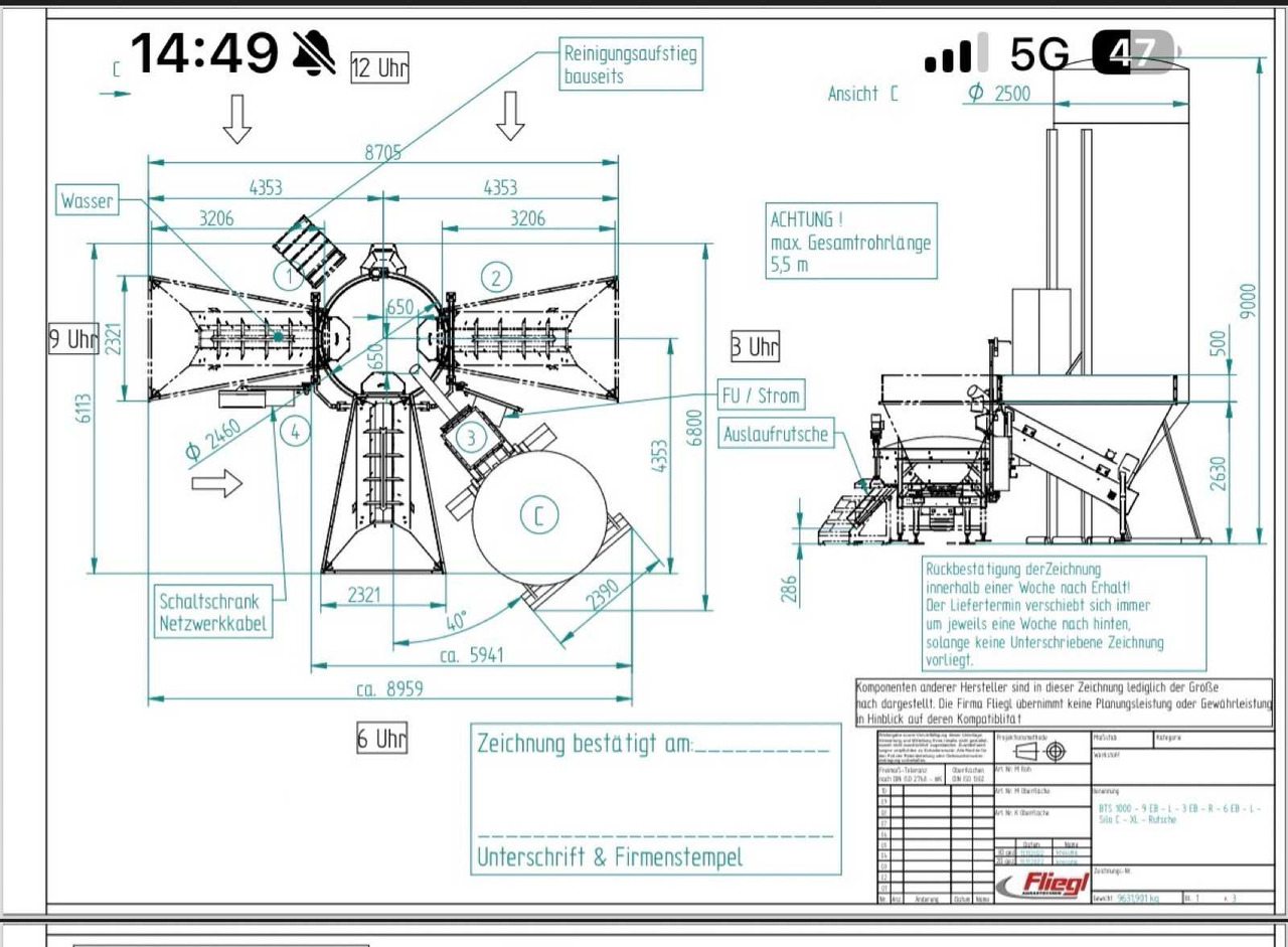 Fliegl Betontankstelle / Bock Silosysteme Fliegl BTS – The Mobile Mixing Plant / Bock WSS 32.5 - Бетонный завод: фото 3 Fliegl Betontankstelle / Bock Silosysteme Fliegl BTS – The Mobile Mixing Plant / Bock WSS 32.5 - Бетонный завод: фото 3