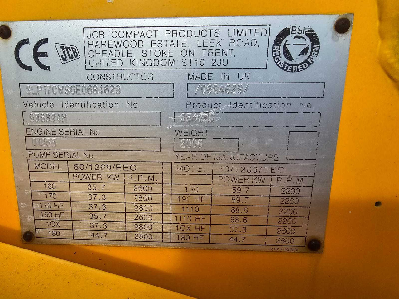 JCB - ROBOT 170 - LOADER - 2005 - Колёсный погрузчик: фото 5 JCB - ROBOT 170 - LOADER - 2005 - Колёсный погрузчик: фото 5