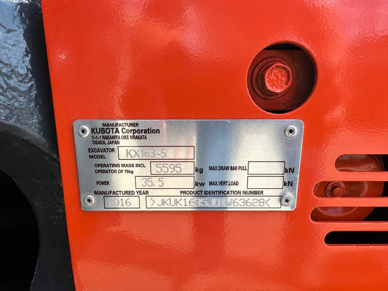 Гусеничный экскаватор Kubota KX163-5: фото 46