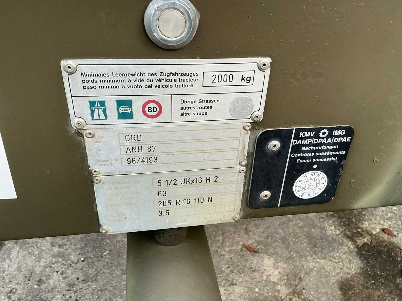 1997 FRECH-HOCH GRD ANH 87 SACHTRANSPORTTRAILER - Прицеп: фото 4 1997 FRECH-HOCH GRD ANH 87 SACHTRANSPORTTRAILER - Прицеп: фото 4