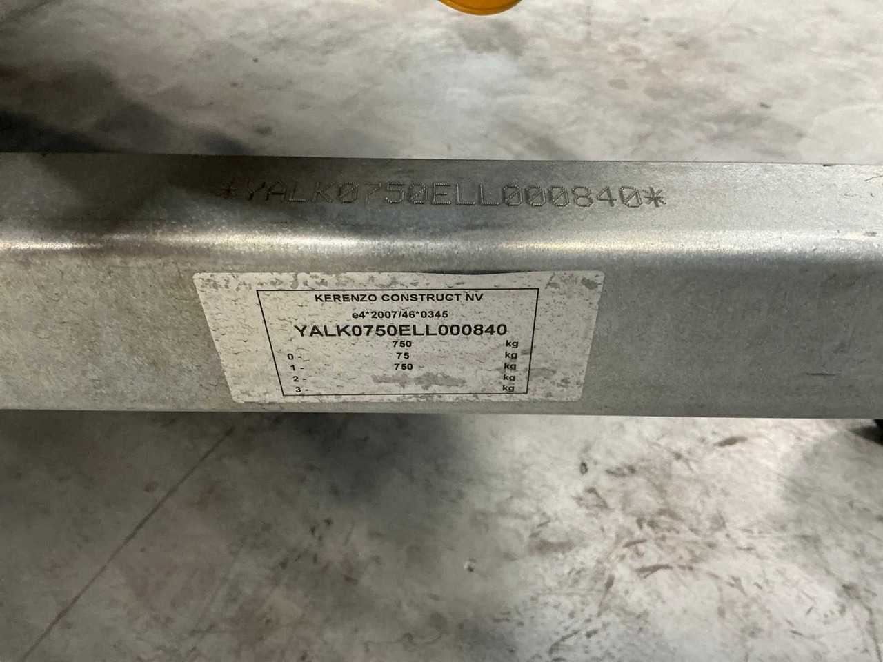 Прицеп 2020 KERENZO K0750E TRAILER: фото 7