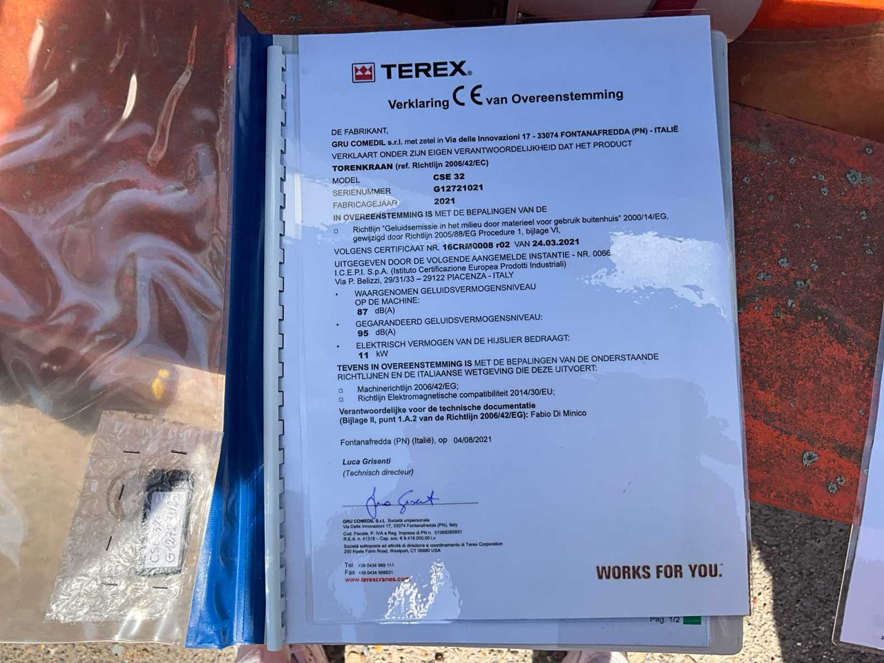 Башенный кран Terex CSE 32: фото 25