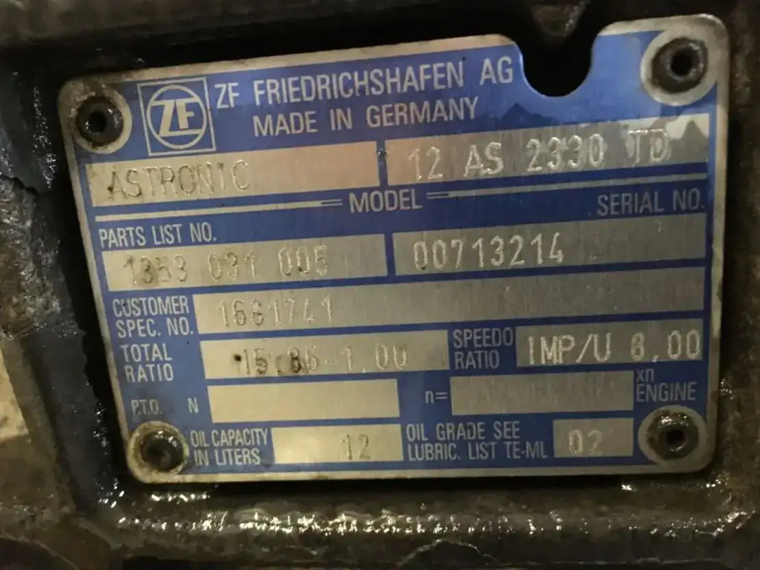 DAF Versnellingsbak 12AS2330 TD - Коробка передач и запчасти для Грузовиков: фото 5 DAF Versnellingsbak 12AS2330 TD - Коробка передач и запчасти для Грузовиков: фото 5