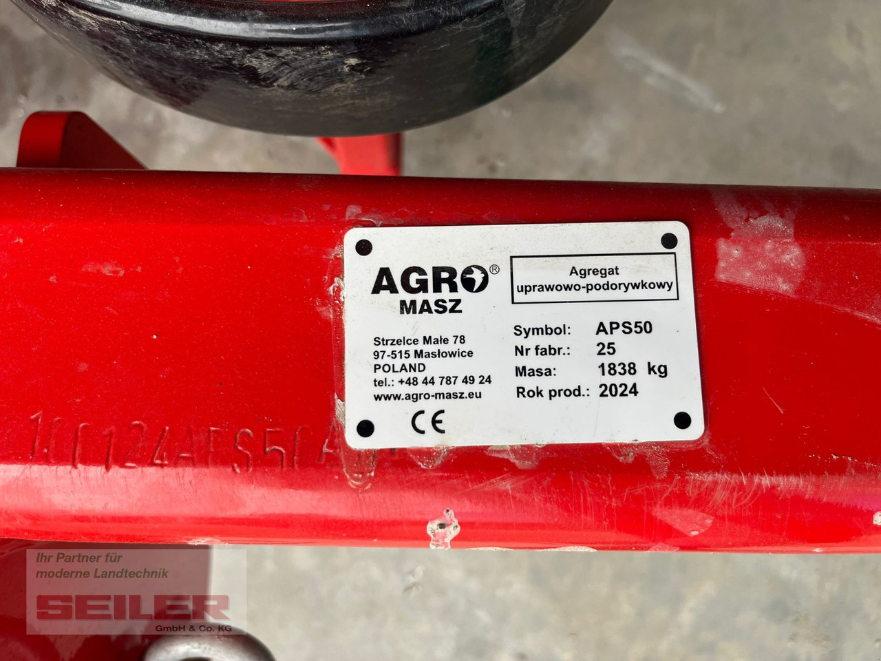 Agro-Masz APS 50 H - Культиватор: фото 5 Agro-Masz APS 50 H - Культиватор: фото 5