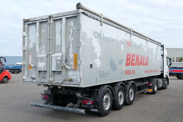 Benalu BENCERE, Alu, 58m³, Alu-Felgen, Luft-Lift, Türen - Самосвальный полуприцеп: фото 4 Benalu BENCERE, Alu, 58m³, Alu-Felgen, Luft-Lift, Türen - Самосвальный полуприцеп: фото 4