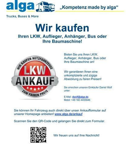 Тентованный прицеп Krone AZ, Bordwände, BPW, 7.300mm lang, Luftfederung: фото 9