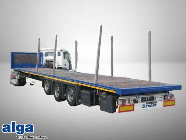 Krone SD, Containerverschlüsse, Luft-Lift, BPW, Rungen - Полуприцеп бортовой/ Платформа: фото 1 Krone SD, Containerverschlüsse, Luft-Lift, BPW, Rungen - Полуприцеп бортовой/ Платформа: фото 1