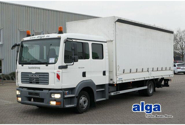 MAN 12.240 TGL, DOKA, LBW, AHK, Klima, 6 Sitze - Тентованный грузовик: фото 1 MAN 12.240 TGL, DOKA, LBW, AHK, Klima, 6 Sitze - Тентованный грузовик: фото 1