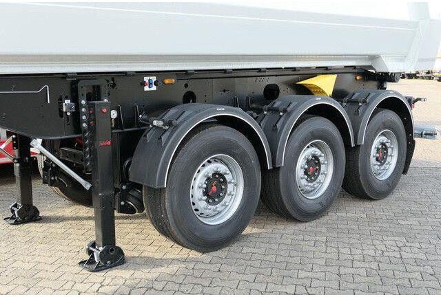 Mega MNW, Stahl, 25m³, Luft-Lift, anliegende Klappe - Самосвальный полуприцеп: фото 4 Mega MNW, Stahl, 25m³, Luft-Lift, anliegende Klappe - Самосвальный полуприцеп: фото 4