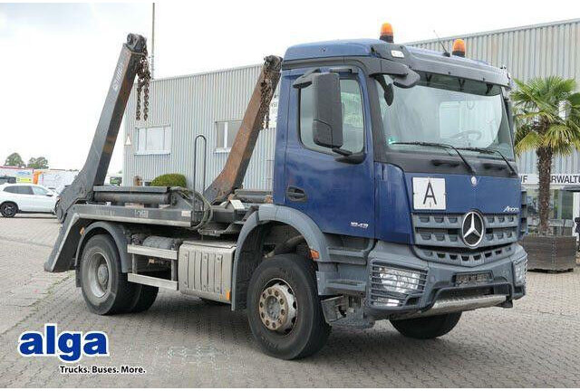 Mercedes-Benz 1832 K Arocs 4x2, Hiab SLT 140, teleskop., Klima - Тросовый мультилифт: фото 1 Mercedes-Benz 1832 K Arocs 4x2, Hiab SLT 140, teleskop., Klima - Тросовый мультилифт: фото 1