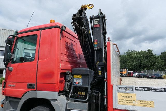 Mercedes-Benz 1844 L Actros 4x2, Hiab 144E-3, Funk, Voll-Luft - Грузовик бортовой/ Платформа, Автоманипулятор: фото 3 Mercedes-Benz 1844 L Actros 4x2, Hiab 144E-3, Funk, Voll-Luft - Грузовик бортовой/ Платформа, Автоманипулятор: фото 3