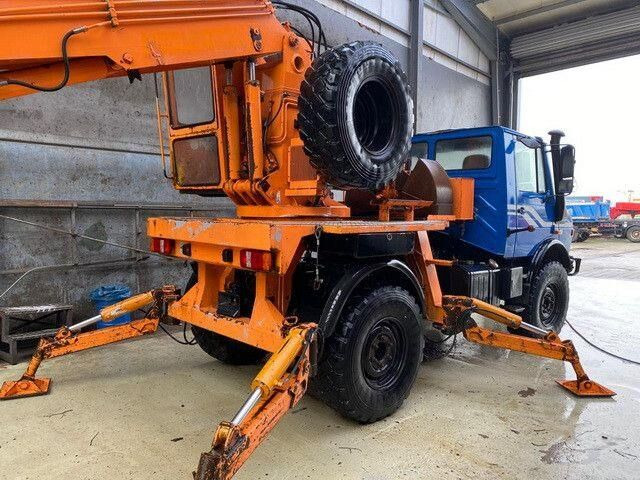 Unimog U 1450 4x4, Zug & Bergwinde, Kran, Greifer, AH - Строительная техника: фото 2 Unimog U 1450 4x4, Zug & Bergwinde, Kran, Greifer, AH - Строительная техника: фото 2