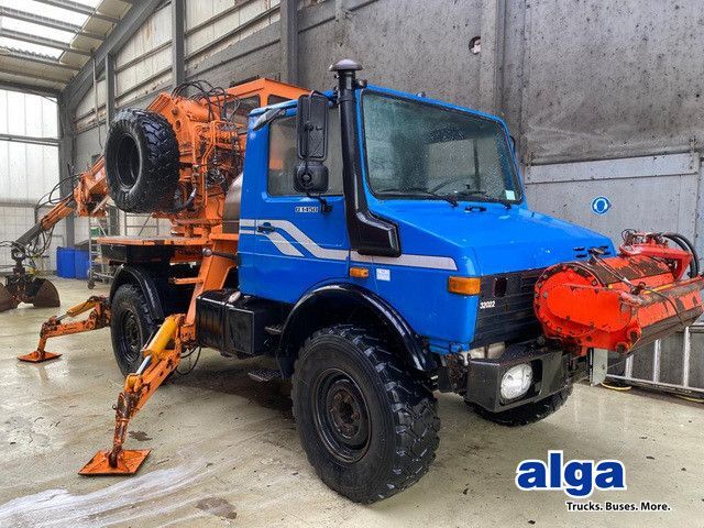 Unimog U 1450 4x4, Kran, Seilwinde - Автоманипулятор, Автоманипулятор: фото 1 Unimog U 1450 4x4, Kran, Seilwinde - Автоманипулятор, Автоманипулятор: фото 1