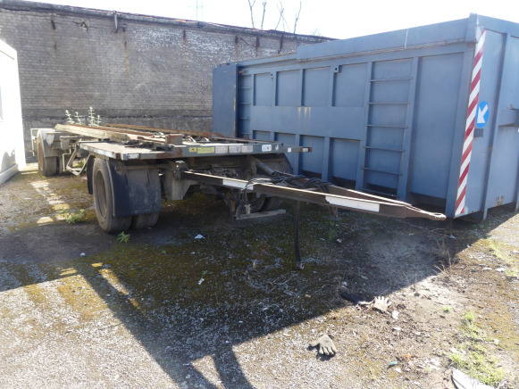 REF:5287 - Remorque porte-container Burg BPDA 10-10 B/1 - Прицеп мультилифт/ Бункеровоз: фото 1 REF:5287 - Remorque porte-container Burg BPDA 10-10 B/1 - Прицеп мультилифт/ Бункеровоз: фото 1