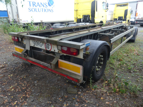 REF:6149 - Remorque porte-container Burg BPA 09-09 ACXXX - Прицеп мультилифт/ Бункеровоз: фото 3 REF:6149 - Remorque porte-container Burg BPA 09-09 ACXXX - Прицеп мультилифт/ Бункеровоз: фото 3