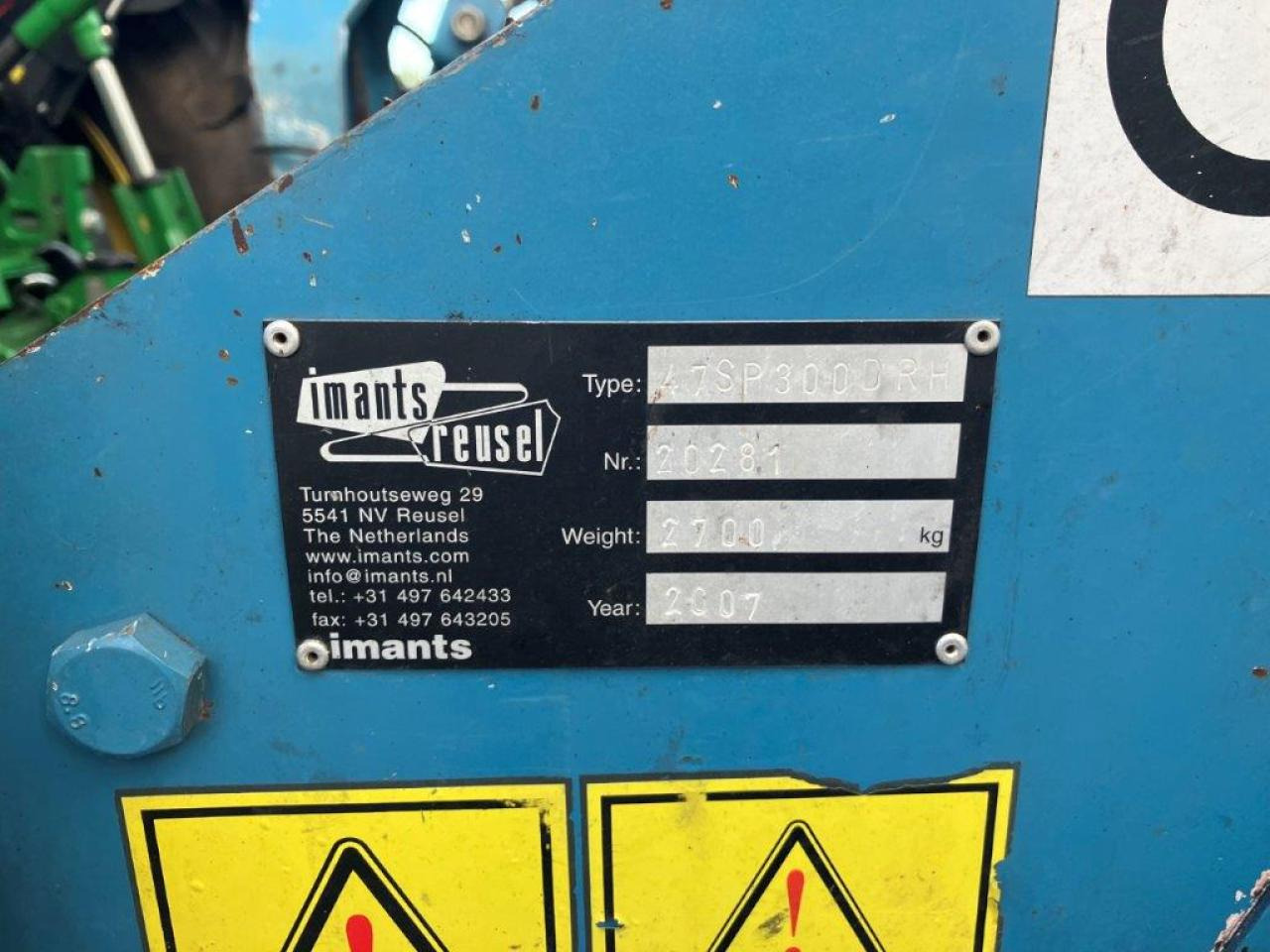 Imants 47 SP 300 DRH - Техника для обработки почвы: фото 3 Imants 47 SP 300 DRH - Техника для обработки почвы: фото 3