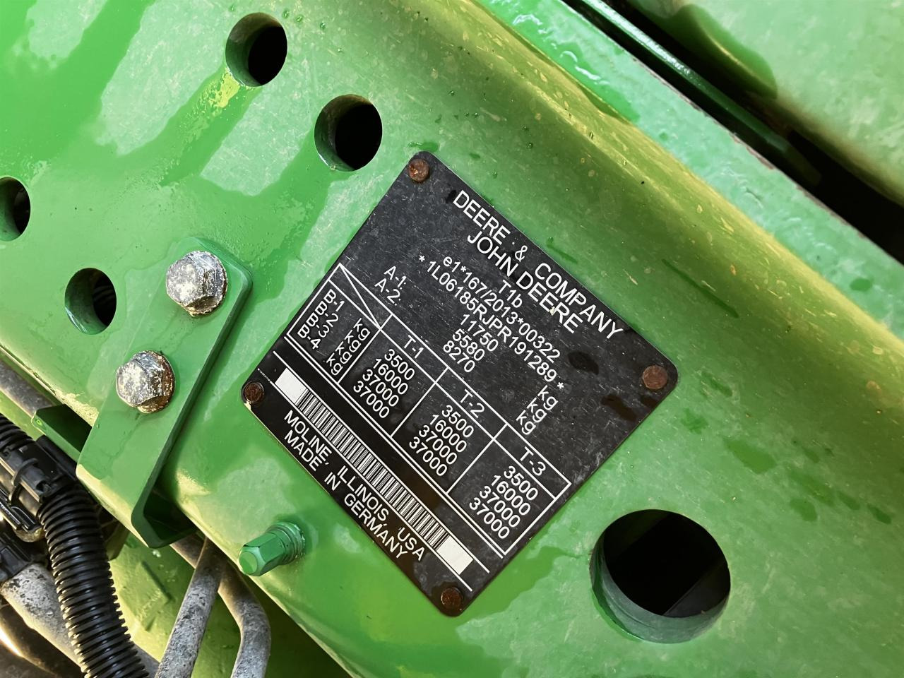 Трактор John Deere 6R 185: фото 13