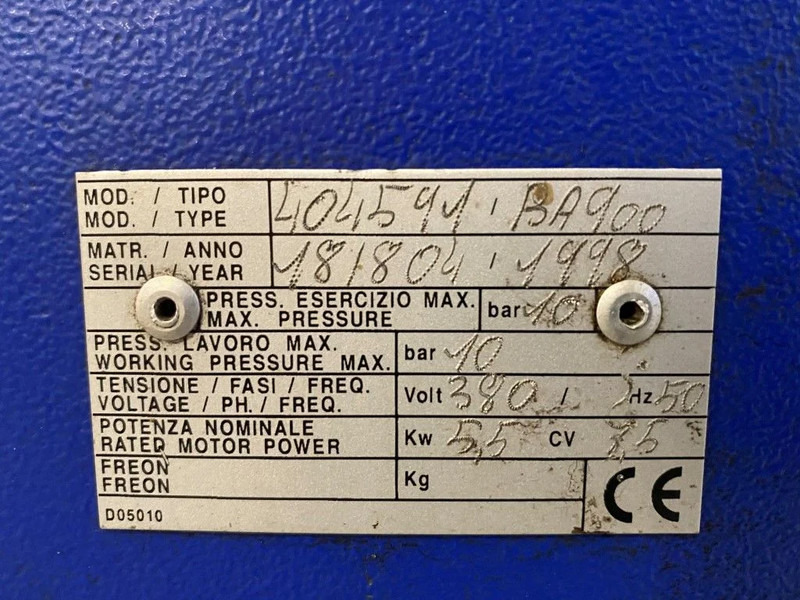 Airpress BA 900 5.5 kW 10 Bar 822 L / min Elektrische Zuigercompressor - Воздушный компрессор: фото 3 Airpress BA 900 5.5 kW 10 Bar 822 L / min Elektrische Zuigercompressor - Воздушный компрессор: фото 3