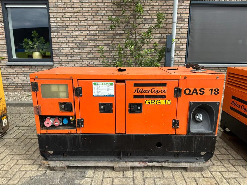 Atlas-Copco QAS 18 Yanmar Mecc Alte Spa 18 kVA Silent generatorset - Электрогенератор: фото 1 Atlas-Copco QAS 18 Yanmar Mecc Alte Spa 18 kVA Silent generatorset - Электрогенератор: фото 1