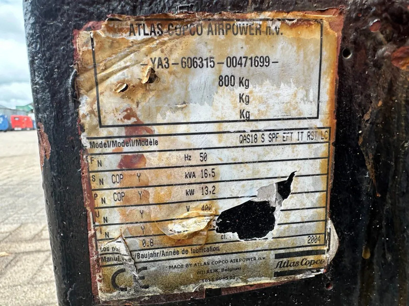 Atlas-Copco QAS 18 Yanmar Mecc Alte Spa 18 kVA Silent generatorset - Электрогенератор: фото 5 Atlas-Copco QAS 18 Yanmar Mecc Alte Spa 18 kVA Silent generatorset - Электрогенератор: фото 5