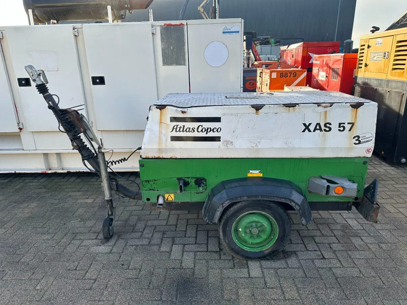 Atlas-Copco XAS 57 DD Deutz 3 m3 / min 23 kW 7 Bar Mobiele Diesel Compressor op aanhanger - Воздушный компрессор: фото 1 Atlas-Copco XAS 57 DD Deutz 3 m3 / min 23 kW 7 Bar Mobiele Diesel Compressor op aanhanger - Воздушный компрессор: фото 1