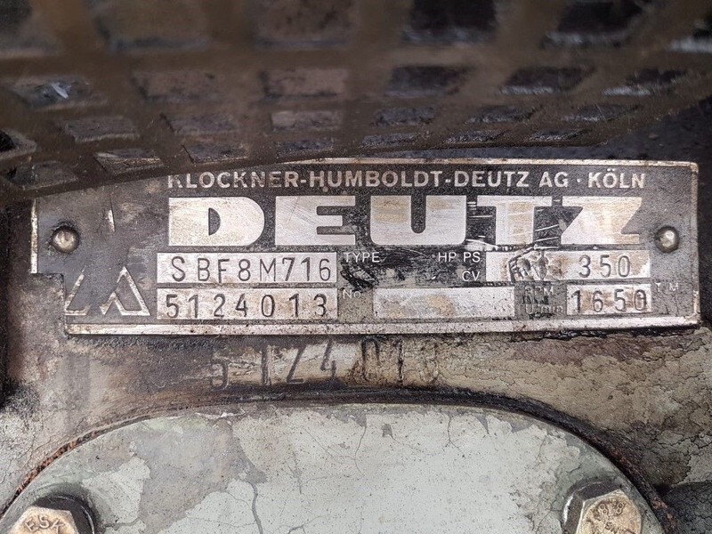 Deutz SBF8M716 Diesel motor 256 kW 350 PK Diesel engine - Двигатель для Строительной техники: фото 4 Deutz SBF8M716 Diesel motor 256 kW 350 PK Diesel engine - Двигатель для Строительной техники: фото 4
