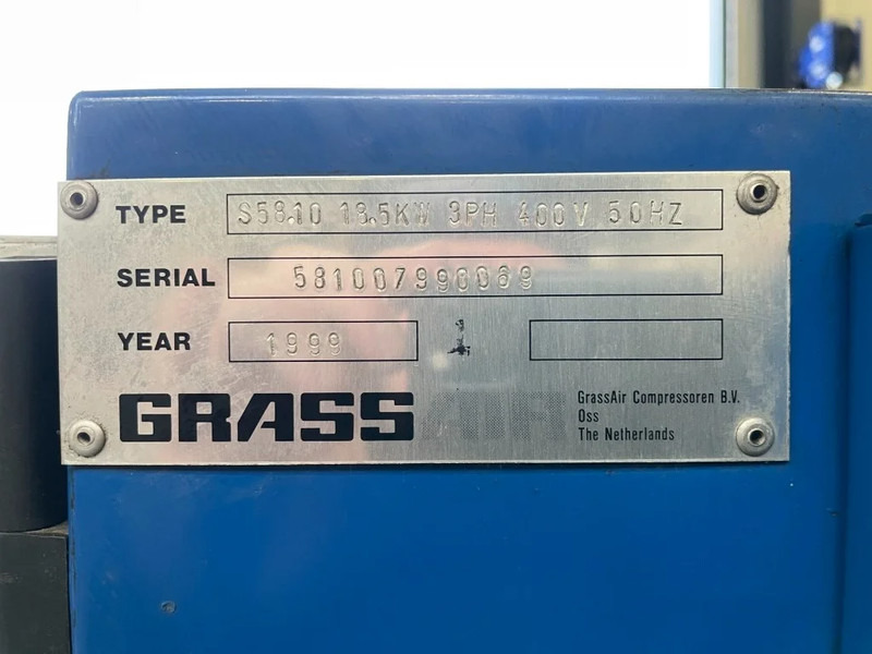 Grassair S58.10 Elektrische Schroefcompressor 18.5 kW 2500 L / min 10 Bar - Воздушный компрессор: фото 4 Grassair S58.10 Elektrische Schroefcompressor 18.5 kW 2500 L / min 10 Bar - Воздушный компрессор: фото 4