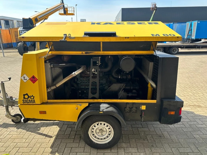 Kaeser M80 Kubota 8.1 m3 / min 7 Bar 55 kW Mobiele Silent Diesel Compressor - Воздушный компрессор: фото 5 Kaeser M80 Kubota 8.1 m3 / min 7 Bar 55 kW Mobiele Silent Diesel Compressor - Воздушный компрессор: фото 5