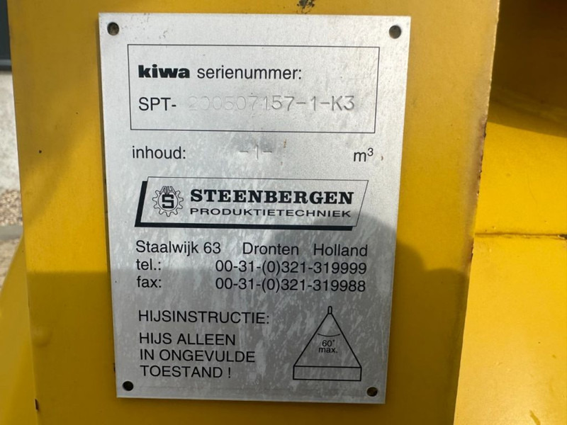 Kiwa Steenbergen KIWA 1000 liter Dieseltank - Резервуар для хранения: фото 3 Kiwa Steenbergen KIWA 1000 liter Dieseltank - Резервуар для хранения: фото 3
